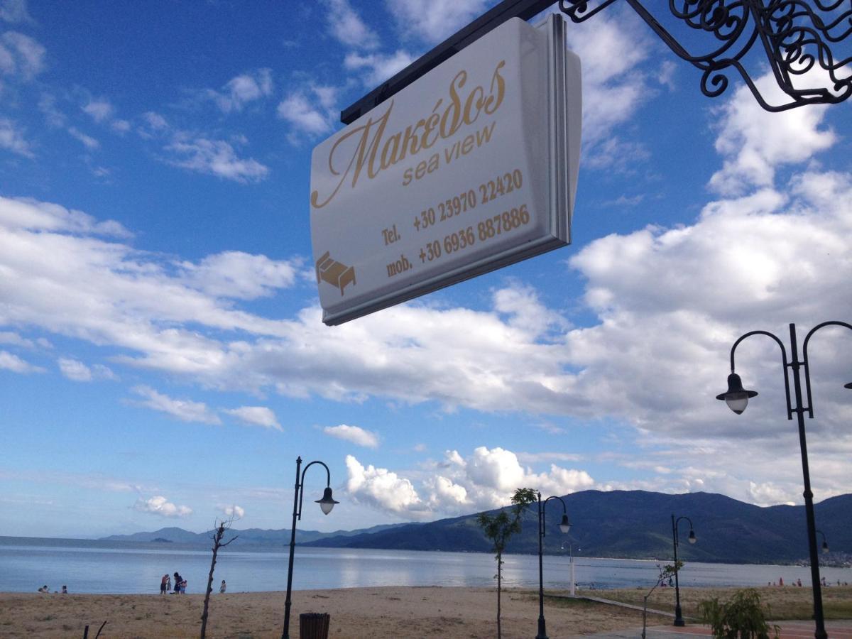Makedos Sea View Appartement Vrasná Buitenkant foto
